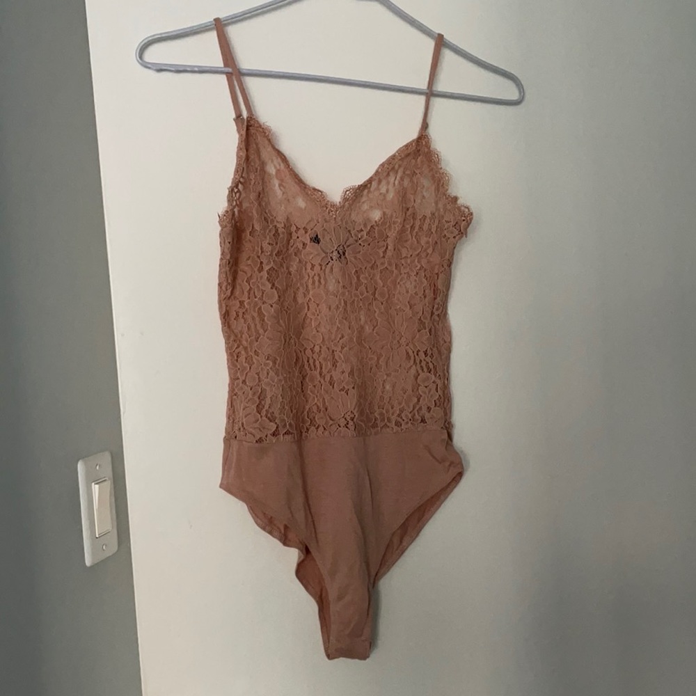 Nude Lace Bodysuit